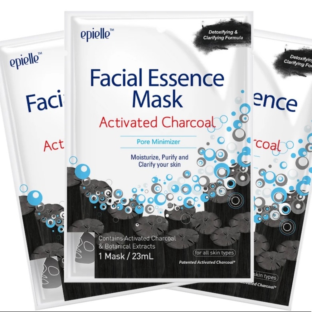 5/$25💜 Epielle Activated Charcoal Facial Mask